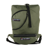 Rolltop Хаки рюкзак трансформер (40x20x25см) с бананкой 