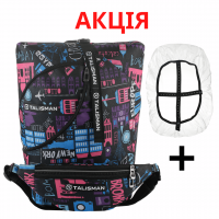 АКЦІЯ - Rolltop Traveler М3, наплічник трансформер 40x20x25см з бананкою + Чохол-Дощовик